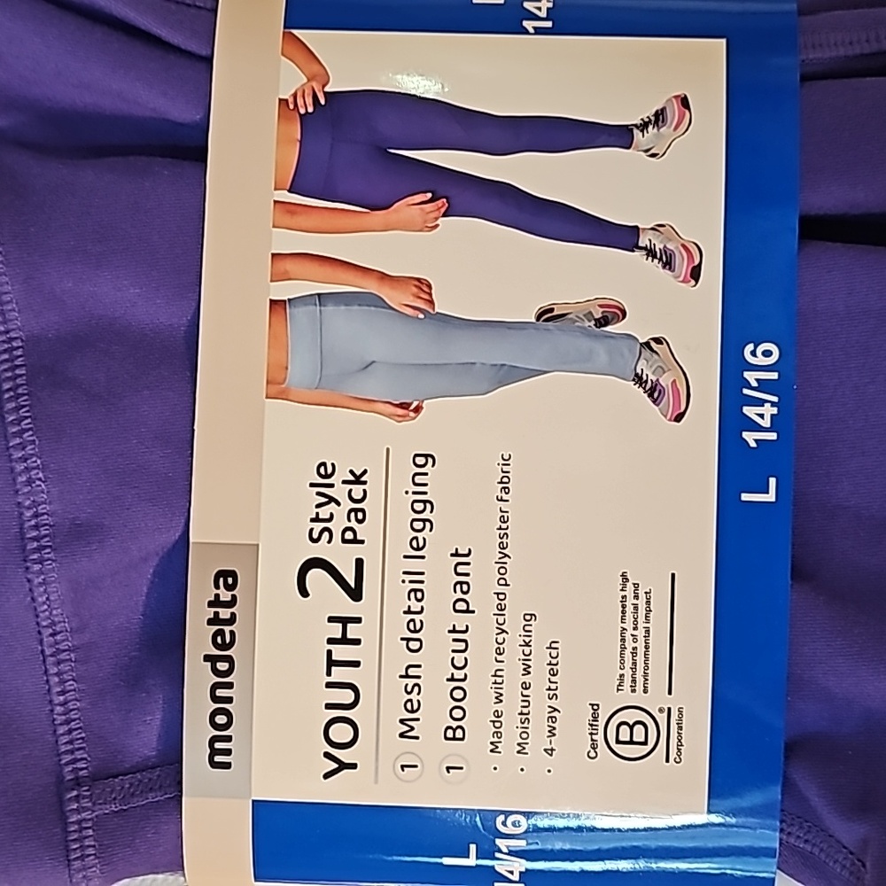 Mondetta Child's 2-pack Leggings & Bootcut pants